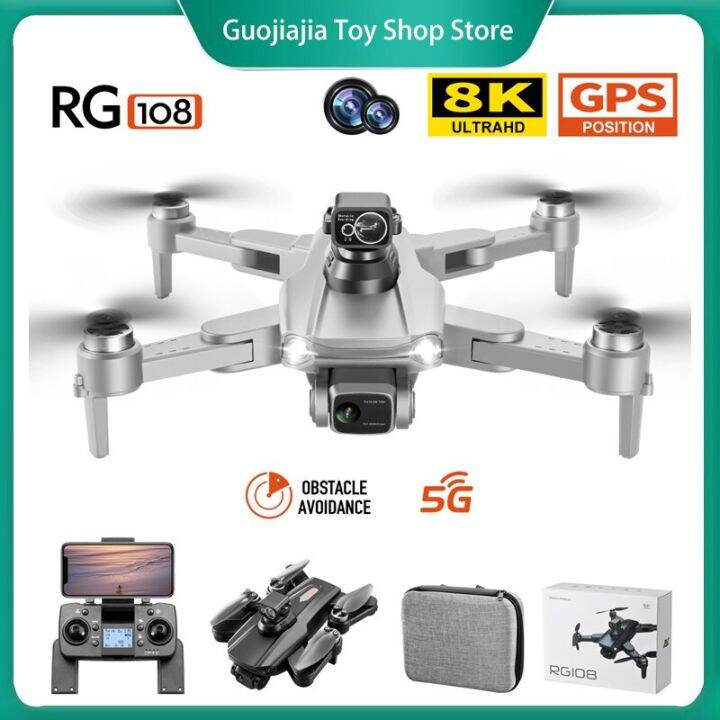 Rg108 Unmanned Aerial Vehicle 360° Obstacle Avoidance Hd Dual Camera ...