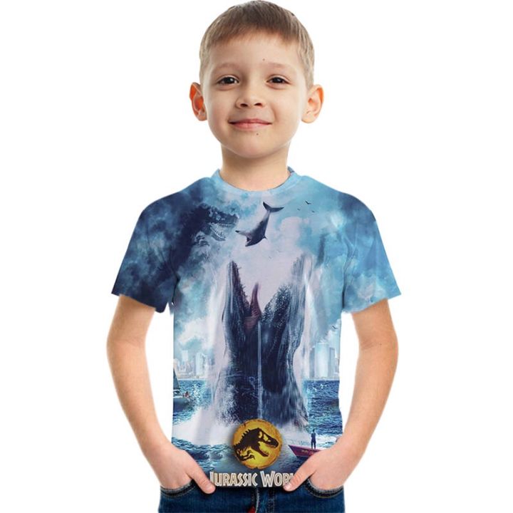 in-stocks-dinosaur-t-shirt-for-kids-casual-breathable-fabric-boys-jurassic-world-shirt