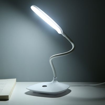 โคมไฟโต๊ะเขียนหนังสือ LED พับได้แบบสัมผัสโคมไฟตั้งโต๊ะแสงสัมผัสกลางคืนโคมไฟตั้งโต๊ะมัลติฟังก์ชั่นใช้พลังงาน USB โคมไฟตั้งโต๊ะไฟพกพา
