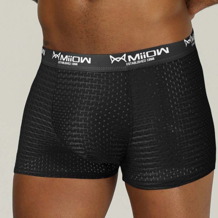 cmenin-miiow-1pcs-แห้งเร็วยอดนิยมเซ็กซี่ชายชุดชั้นในชายนักมวยกางเกง-comfort-กางเกงไนลอนกางเกงในชาย-bxoers-กางเกงขาสั้นภายใต้สวมใส่-mw808