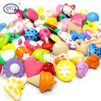 HL 50/150pcs Lots Assorted Patterns Shank Cartoon Plastic Buttons Childrens Dolls Sewing Accessories DIY Scrapbooking Crafts Haberdashery