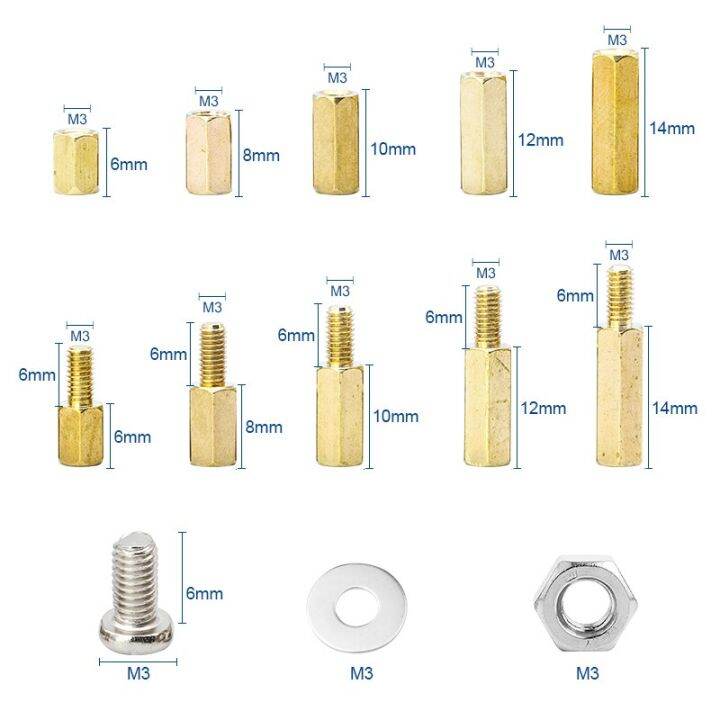 nindejin-ชุดสกรูหัวจมซ็อกเก็ตหกเหลี่ยมจำนวน1060ชิ้น-m2-m5เหล็กคาร์บอนจำนวน910ชิ้นชุดตะแกรงชิ้นส่วนทองเหลืองหกเหลี่ยม-m3ผู้ชายผู้หญิง