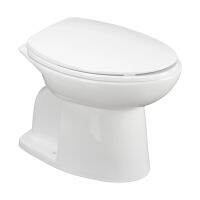 สุขภัณฑ์นั่งราบ แบบราดน้ำ รุ่น KW03 CLOVER สีขาว Pail Flush Toilet โถส้วมนั่งราบ ราดน้ำ