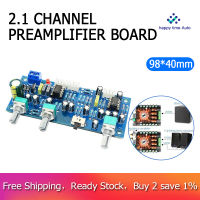 2.1 Channel Subwoofer Preamp Board Amplifier Board Low Pass Filter Bass Preamplifier(Finished Product)