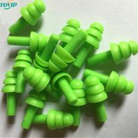 1/10 Pairs Silicone Swim Earplugs for Adult Swimmers Children Diving Soft Anti-Noise Ear Plug