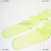 pime MALL ถุงน่องเอวสูงสำหรับผู้หญิงถุงน่องเปิดเป้าชุดชั้นในมันวาวแวววาว