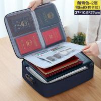 Multi functional travel storage bag Cation waterproof storage zipper bag Archives Passport password lock storage bag NJT0