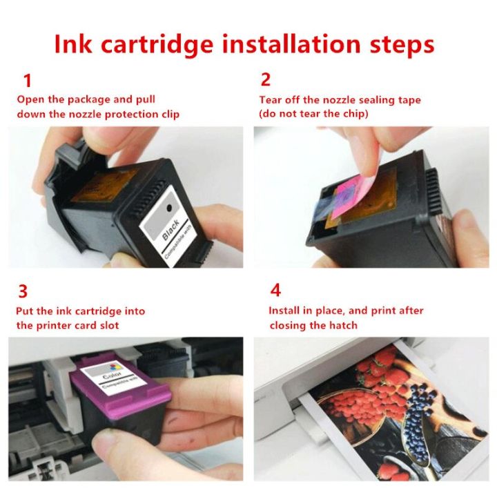 remanufactured-ink-cartridge-338-343-xl-compatible-for-hp338-hp343-hp-deskjet-6540-5740-5745-6520-6540-460c-6620-printer