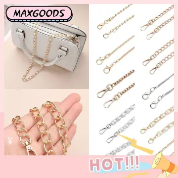 120cm Bag Parts Accessories Chains Silver Belt Hardware Handbag Accessory  Metal Alloy Bag Chain Strap for Women Bags Belt Straps