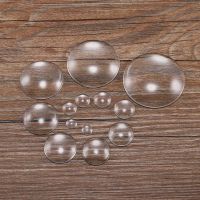 【YF】❈❒❀  5-50Pcs/lot Oval Glass Transparent Round  Cameo Tray Settings Jewelry Making Supplies