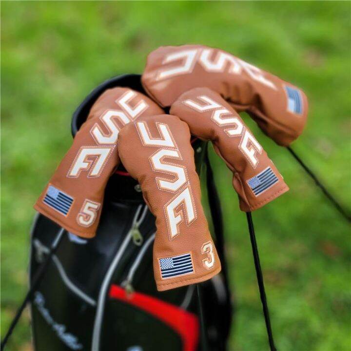 usa-skull-golf-club-headcover-wood-driver-fairway-hybrid-1-3-5-ut-set-waterproof-pu-leather-protector-golf-accessories-cute-gift