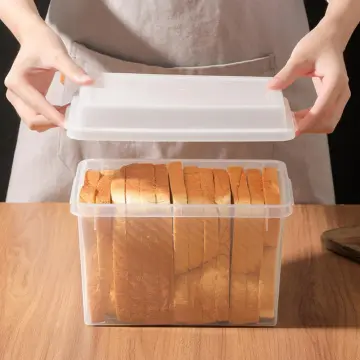 1Pcs Bread Storage Container Box Kitchen Dispenser Bread Boxes