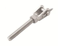 RIGHT THREAD OF JAW WITH NUT M8.Marine Grade 316 Stainless Steel Fitting