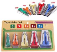 ❄☁✸ DIY Belt maker Pick Size 6mm/9mm/12mm/18mm/25mm Bias Tape Makers Sewing Machine Tools Bias Binding Tape Maker Sewing Accessories
