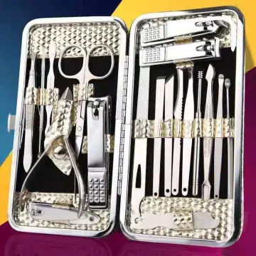 Manicure Set Professional Pedicure Kit Nail Clippers Kit - 18 pcs Nail Care  Tools - Grooming Kit with Luxurious Upgraded Travel Case(Pink): Buy Online  at Best Price in UAE - Amazon.ae