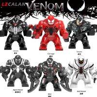 LZCA Venom Carnage Riot Anti-Venom Marvel ซูเปอร์ฮีโร่ขนาดใหญ่หุ่นบล็อกตัวต่อเวนเจอร์ส Kids Toys