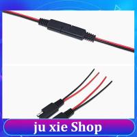 JuXie store 18AWG 10CM SAE male female Cable Power Extension connector  for DIY Automotive Solar Battery Plug Wire