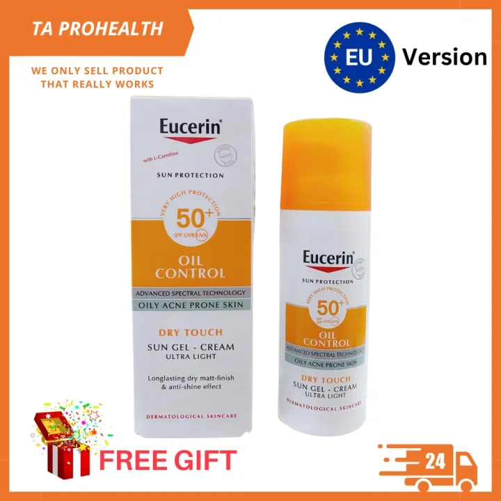 Eucerin Oil Control Dry Touch Oily Acne Prone Skin SPF50+ 50ml