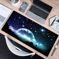 ใหม่ Star Sky Mouse Pad XXL แผ่นรองเมาส์ขนาดใหญ่สำนักงานแล็ปท็อปพรมเบาะกันลื่น