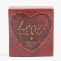 NEW Lovers Oracle เกมไพ่ทาโร่เกมกระดานโต๊ะปาร์ตี้สำหรับผู้ใหญ่สำรับไพ่ดาดฟ้าไพ่ทาโรต์ภาษาอังกฤษการ์ดอ่านเกมไพ่