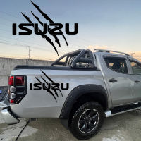 2 Pcs DIY สติกเกอร์รถสำหรับ Isuzu DMAX mux รถบรรทุก StickersTrailer สร้างสรรค์ด้านข้างดัดแปลงไวนิลสำหรับรถยนต์