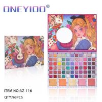 เซ็ตแต่งหน้า อายแชโดว์ 71สี ONEYIOO 71-COLOR EYESHADOW PALETTE AZ-116 สีสดใส ติดทน กันน้ำ  สายปาร์ตี้ต้องจัด!!!