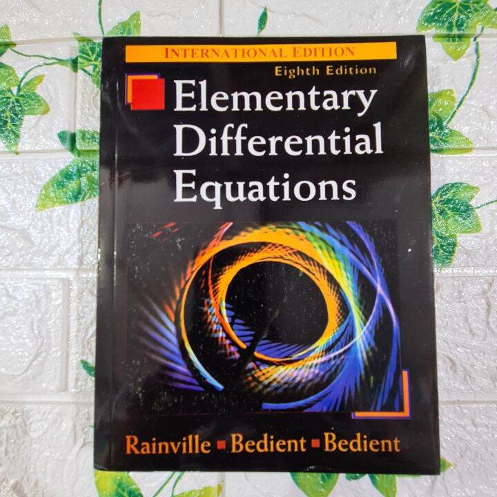 Elementary Differential Equations Eighth Edition By:Rainville.Bedient ...