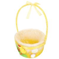 Easter Day Storage Basket Party Photo Prop Easter Party Handheld Basket Decor