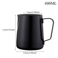 【SALE】 oritfloungor1983 350/600ML Non-Stick สแตนเลสสตีลเหยือกกาแฟ Espresso Craft กาแฟ Latte เหยือกนมเหยือกเหยือกนม Frothing Jug