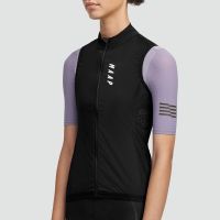 MAAP Womens Cycling Vest Windproof Sportswear Quick Dry Road Bike Sleeveless Underwear Outdoor Bicycle Shirts for Female Tops