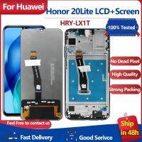 จอ LCD ขนาด6.21นิ้วของแท้สำหรับ Honor 20 Lite HRY-LX1T จอแอลซีดีพร้อมกรอบหน้าจอสัมผัสอะไหล่เหมาะสำหรับ Huawei Honor20 Lite Global