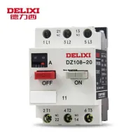 Delixi เบรกเกอร์ Dz108-20/11 1a0 63-1a ตัวป้องกันมอเตอร์3ve1 Dz108