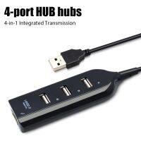 Adaptor USB Hub Mouse Keyboard 4 Port USB Splitter 4 colokan USB 2.0 Hab untuk Laptop PC komputer USB Extender Multi konektor