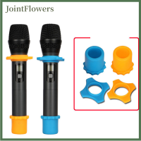 JointFlowers แหวนป้องกันไมโครโฟนแบบไร้สายมีที่ใส่ป้องกันการลื่น