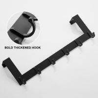 CW Hooks Over The Door 5 Hooks HomeOrganizer RackCoat HatHanger NewKitchen Accessories Holder