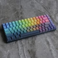 1เซ็ต GMK Aurora Keycaps PBT Dye ฟ้องตัวครอบปุ่มคีย์บอร์ด Backlit โปรไฟล์ OEM สีสันไล่ระดับสีสำหรับแป้นพิมพ์สวิตช์ MX