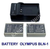 PS-BLN1  BLN-1  BLN1 แบตเตอรี่  แท่นชาร์จ  แบตเตอรี่พร้อมแท่นชาร์จสำหรับกล้องโอลิมปัส Battery  Charger  Battery and Charger For Olympus OM-D E-M1, OM-D E-M5, OM-D E-M5 Mark II, OM-D E-P5, Pen-F BY KANGWAN SHOP