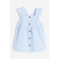 ☄▽ H M Girl Flounce-trimmed cotton dress 1123540 1