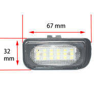 ใหม่รถจำนวนป้ายทะเบียนแสงโคมไฟ LED ไฟสำหรับ Benz C E SLK คลาส W203 W211 R170 C160 C180 C230 C320