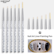 3Pcs Nail Art Liner Brush Set UV Gel Nail Art Polish Drawing Painting