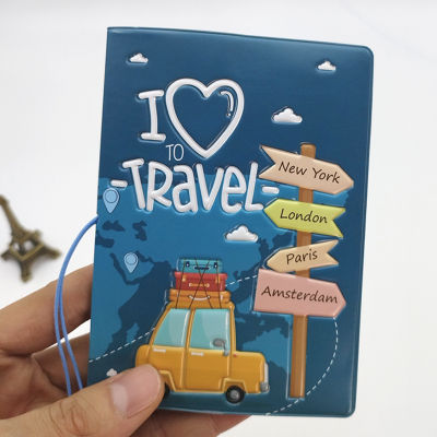 ShenWin Store หนังสือเดินทาง,เคสป้องกัน,ซองใส่หนังสือเดินทาง,แผนที่การ์ตูน,ชุดเอกสารการเดินทางต่างประเทศ,โมเดลของคู่