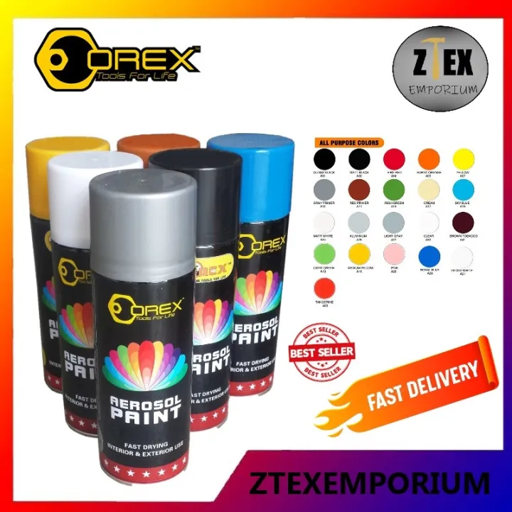 Orex Aerosol Spray Paint 400ml Lazada