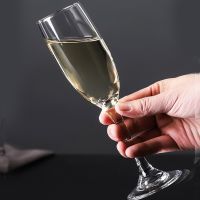 Kerui transparent glass goblet champagne hotel bubble wine set integrated molding GL3796 促排glass