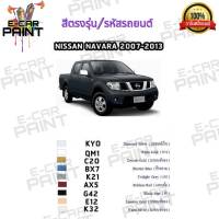 สีสเปรย์ Station Paint 2K สีตรงเบอร์ รถยนต์  NISSAN NAVRA 2007-2013 กระป๋องสเปรย์ ขนาด 400 ml