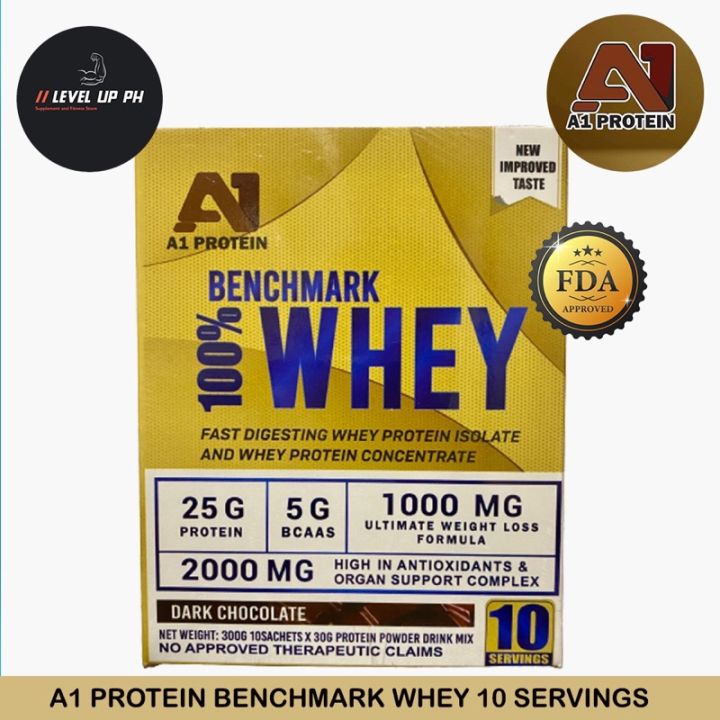 A1 Benchmark 100 Whey Protein 10 Servings Lazada Ph