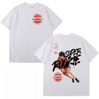 Slam Dunk Japanese Anime T-Shirt Unisex Summer Pure Cotton High Quality Printed T-Shirt Tops Oversized Streetwear Tee Shirt Tops XS-4XL-5XL-6XL