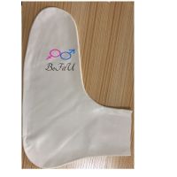 New feet mold Latex 2D socks fetish sox natural y seamless rubber uni ankle socks white color