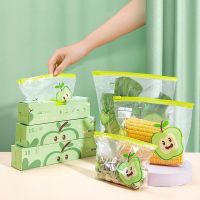 20/15/10Pcs Leak-proof Sealing Food Grade Ziploc With Zipper PE Writable Fresh Storage Bags Eco-friendly Portable Transparent Food Storage Dispensers