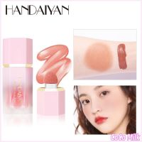 Coco Milk HANDAIYAN บลัชออนการคอนทัวร์แก้มธรรมชาติเครื่องสำอางจำพวกแป้งสีทาแก้มแบบด้านติดทนนาน