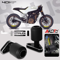 ใหม่ DEGIN เครื่องยนต์คุ้มครองปกกรอบเลื่อนล้มป้องกันยามสำหรับ Husqvarna 401 Svartpilen 401 Vitpilen 2018-2023 2022